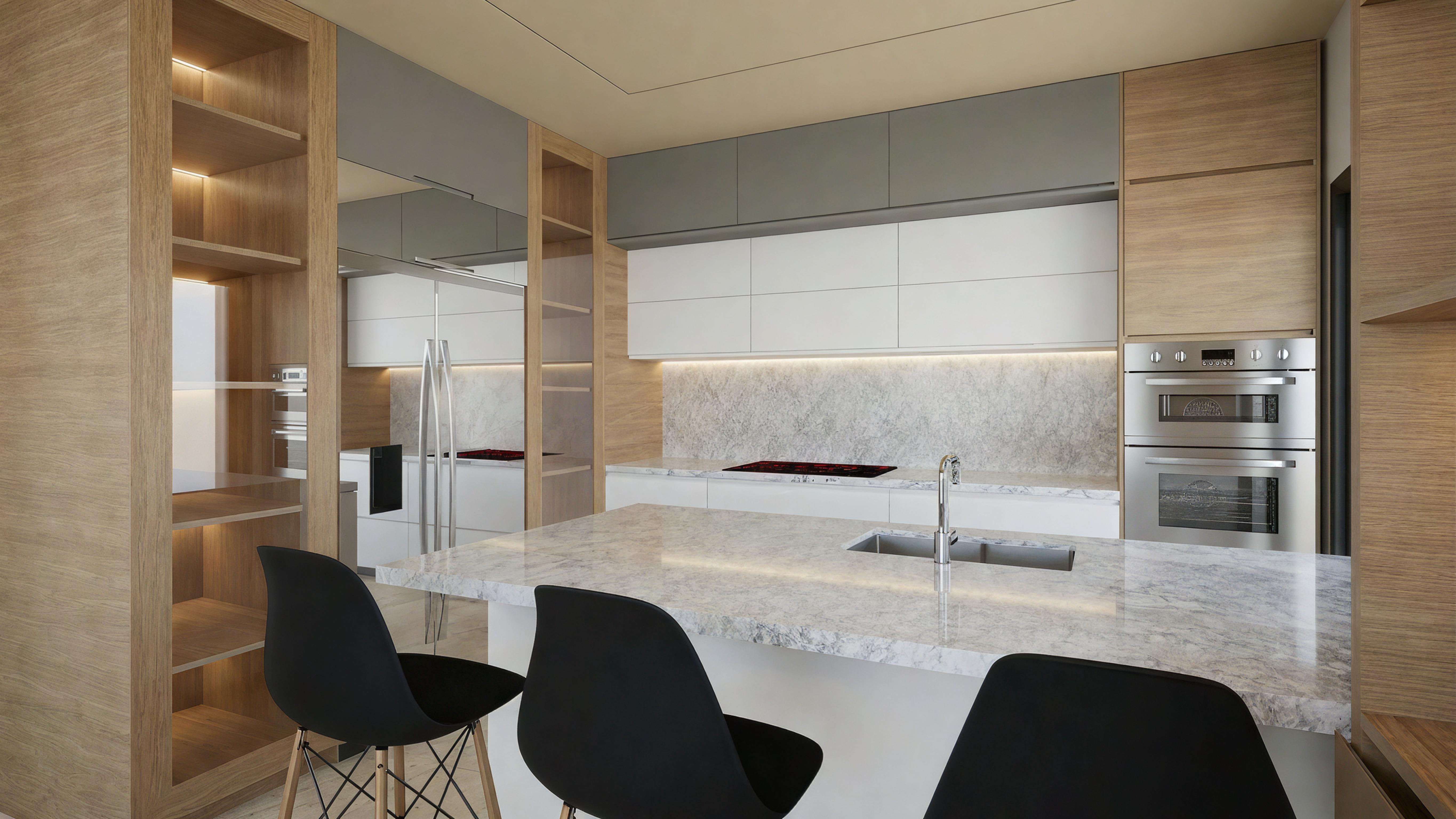 Cocina de remodelación de departamento